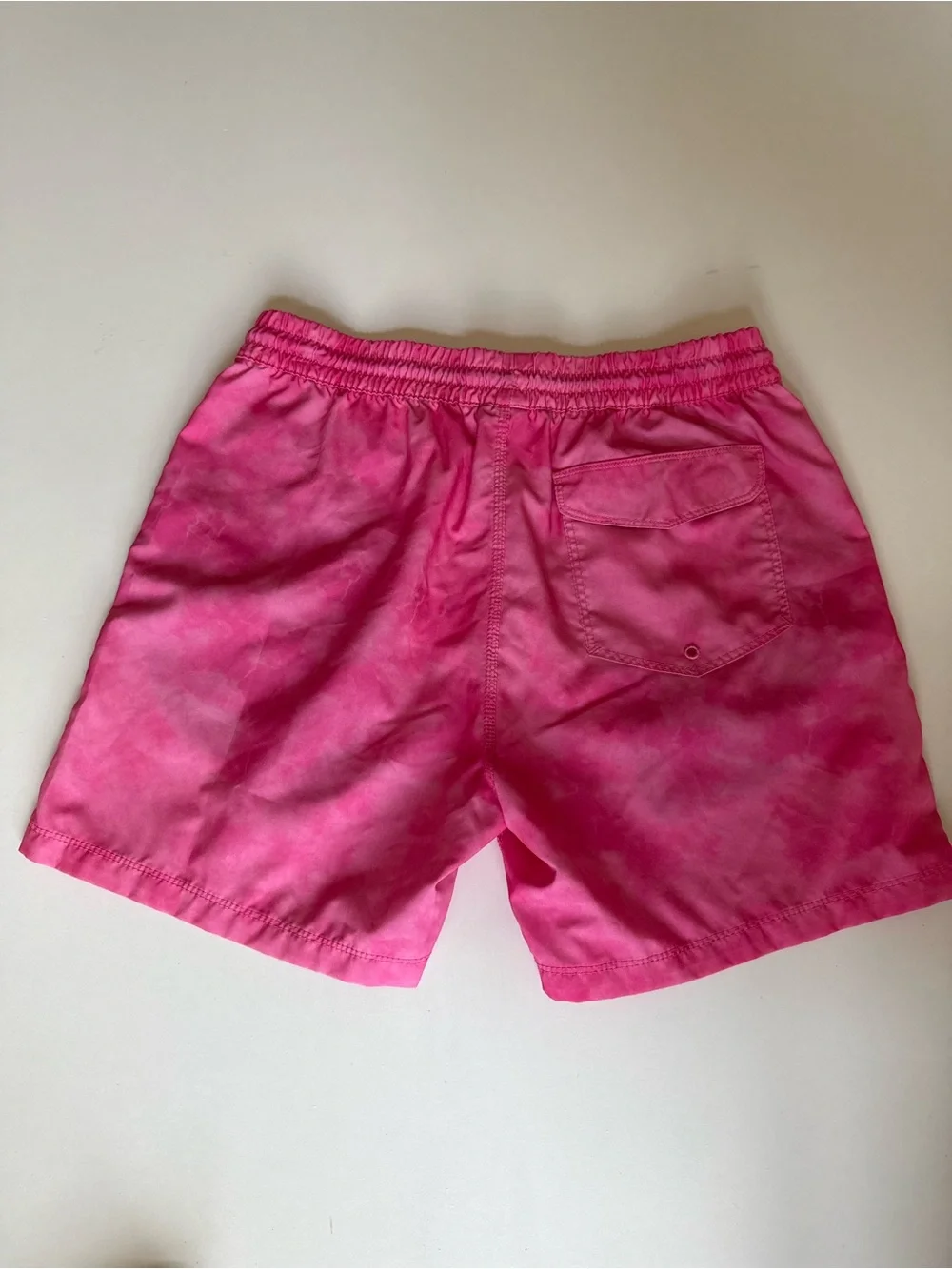 Mens Hurley Hot Pink Tie-Dye Swim Shorts 16 1/2” Medium